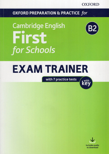 Cambridge English First For Schools Exam Trainer / Oxford