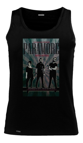 Camiseta Esqueleto Paramore Live Nation Presents Banda Sbo