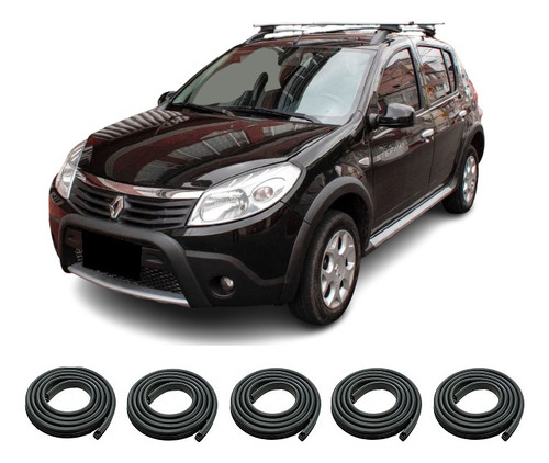 Burletes Renault Sandero Stepway 5 Ptas. 2012 Kit 4 Pzs+baul