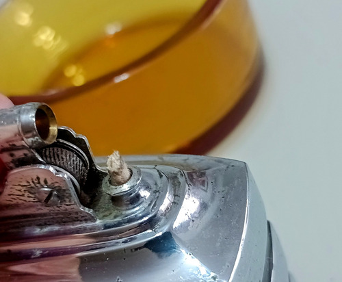 Lindo Isqueiro De Mesa Ronson Spartan Anos 50 Funcionando (Usado)