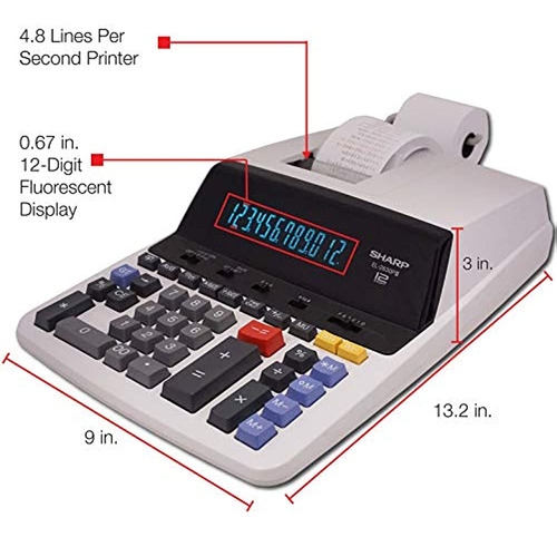 Calculadora De Función Estándar De Sharp Electronics (el2630
