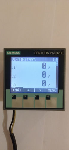 Multímetro Siemens Sentron Pac 3200 Usado.