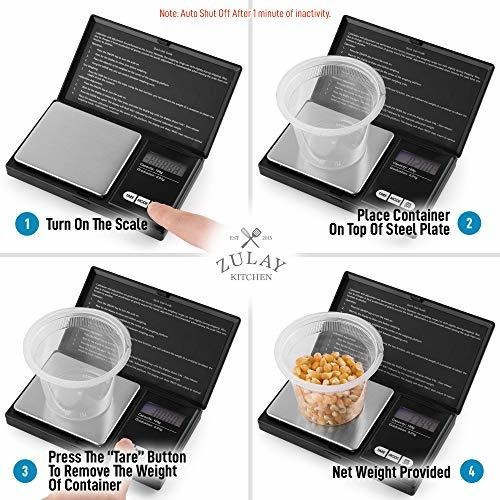 Balanza Digital De Gramos 0,01 G/100 G Balanza Para Joyería
