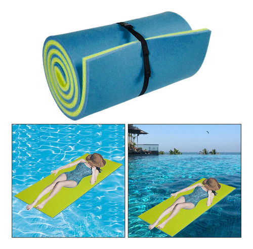 Estera Flotante De Agua Colchón Enrollable Para Juegos De