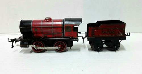 Antiguo Tren De Pasajeros De Juguete Hornby Meccano