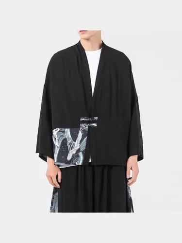 Kimono Homem Japon s Roupas Yukata Masculino Samurai Kostum