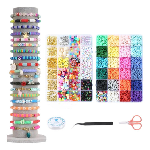 Cuentas De Arcilla Para Pulseras Kit Para Hacer Pulseras Diy