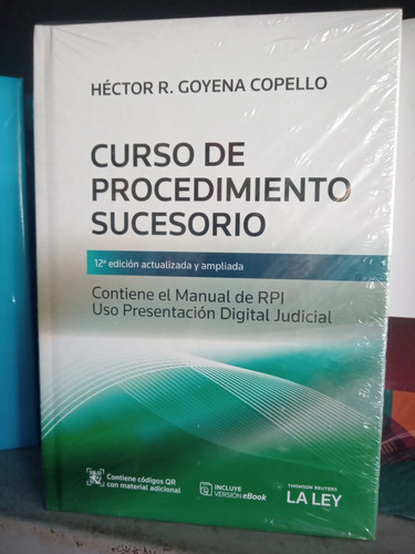 Curso De Procedimiento Sucesorio Goyena Copello 2024