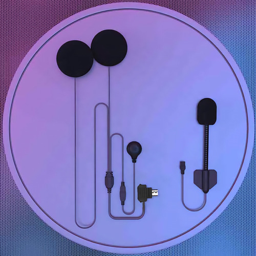 Audífonos Y Micrófono Para Intercomunicador Fx Pro Y R3