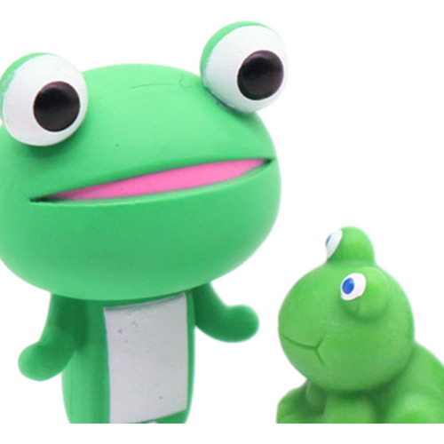 Xd 3 Piezas Mini Ranas Mini Estatua Diy Terrario Artesanías