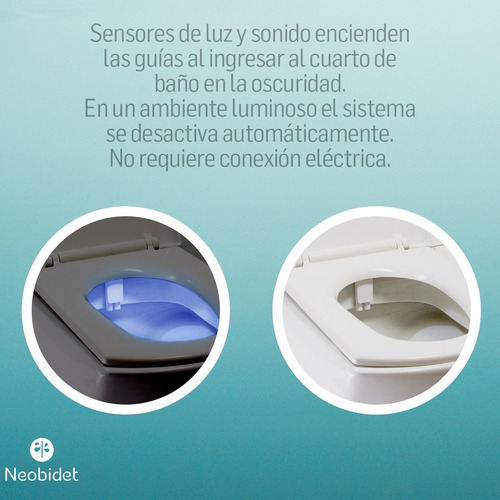 Bidet Matic P/ Inodoro Ducha Y Luz Led Premium + Kit Instala