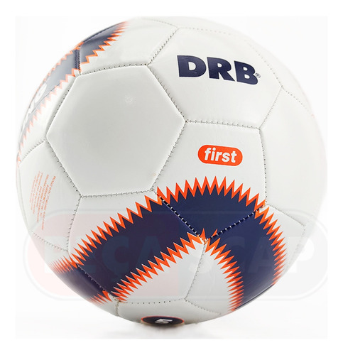 Bola De Futebol Para Treinos E Jogos Drb - Cores Cor Branco/azul