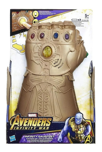 Thanos Guante Electronico Luz Sonido Avengers Hasbro  Origi