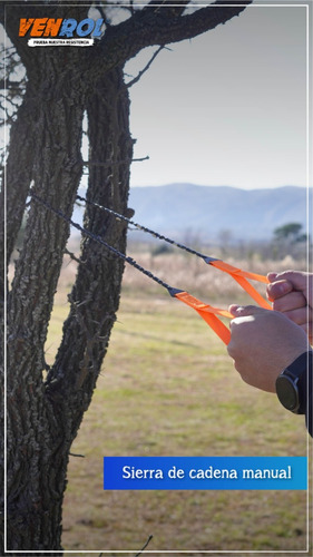 Sierra De Cadena Manual De 64 Cm De Corte