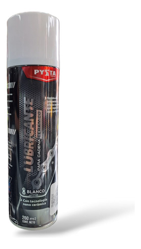 Lubricante Cerámico Para Cadena De Moto Marca Pysta 260 Ml.