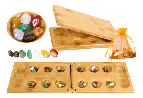 Towo - Juego De Mesa Mancala, Juego De Mesa Kalaha Con Tabl.