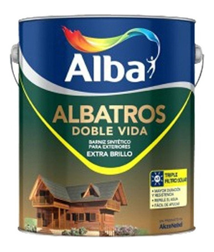 Barniz Albatros Doble Vida Ext Bte Triple Solar 1/2l M M