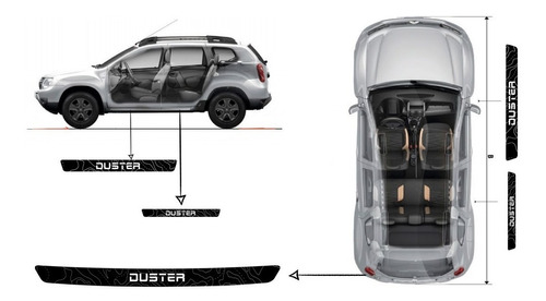 Posapies Renault Duster - Protector Duster