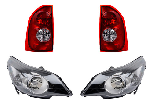 Calaveras + Faros Depo Chevrolet Tornado 2011