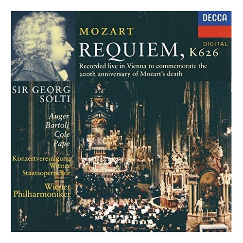 Cd - Mozart: Requiem, Kv 626 - Cd