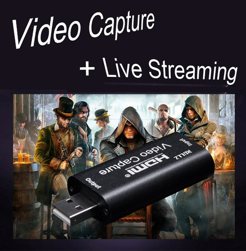 Imagen 2 de 4 de Capturadora De Video Hdmi Para Streaming. Playstation Y Mas