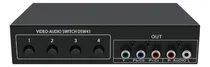 Comprar Comutador De Sinal De Vídeo Componente 4x1 Ypbpr Ycbcr Audio