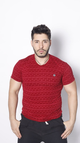 Polera Diseño Pluma ( Algodon Pima 100 % Peruano )