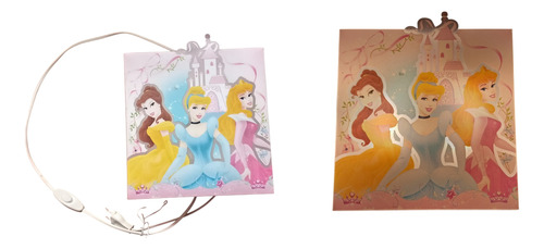 Lámpara Infantil Magic In Dreams 220v, Princesas (Usado)