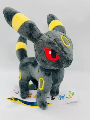 Umbreon Shiny Eevee Evolução Bicho Pelúcia Pokémon 20cm