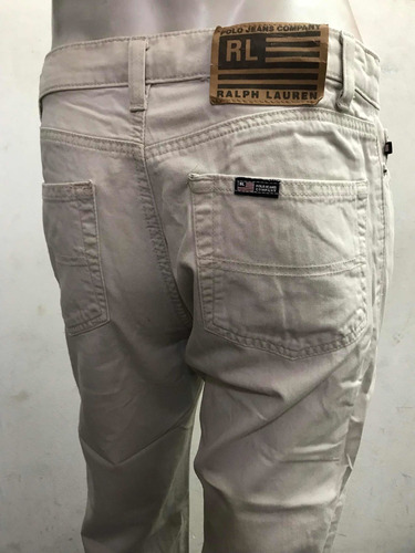 Pantalón De Gabardina Polo Jeans Co. Ralph Lauren Talle W32