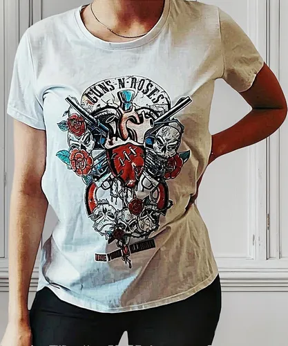 Remera Guns And Roses Use Your Illusion Algodon Mujer