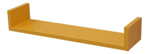 Prateleira U 90 X 10cm Amarela Suporte Invisível