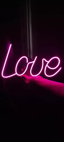 Cartel Love En Neón Led - Decorativo - Original - Luminoso