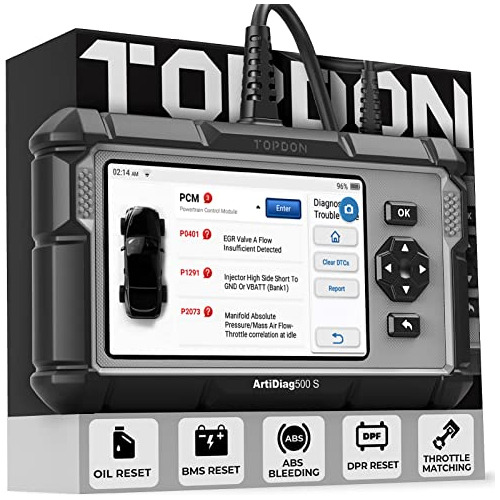 Obd2 Scanner Topdon Ad500s Car Code Reader Scan Tool, E...