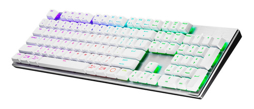 Teclado Mecánico Inalámbrico Cooler Master Sk653 Blanco