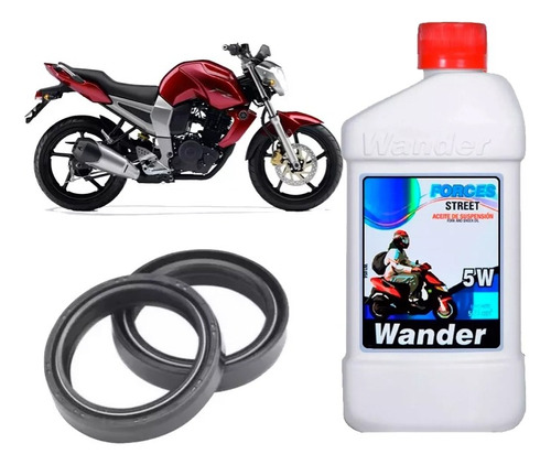 Retenes Barral Suspension Yamaha Fz Fi 2.0 + Aceite Prmotos