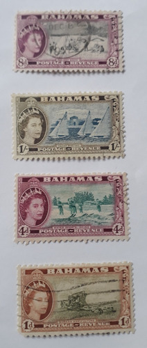 Set De Estampillas De  Bahamas 1954