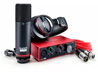 Focusrite Scarlett Solo Studio Pack 3ªgen + Condenser Auric.