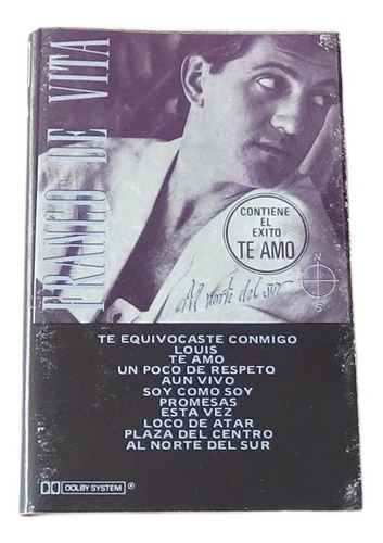 Franco De Vita Al Norte Del Sur Cassette 1989 Cbs Columbia