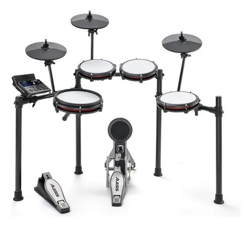 comprar Bateria Eletrônica Alesis Nitro Max Kit 8 Peças Bluetooth