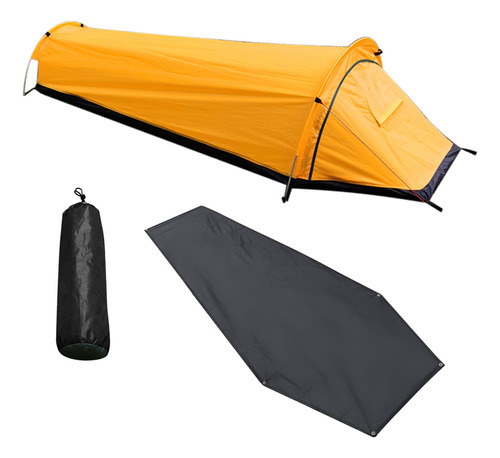 Carpa De Tela Para Persona, Bolsa De Suelo Individual Bivy C