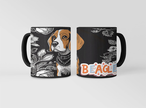 Taza Mágica Mascota Beagle Curiosidad Y Alegría