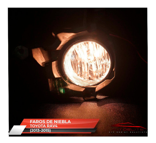 Imagen 9 de 10 de Kit Faros Niebla Toyota Rav4 2013 2014 2015 Biseles Y Switch