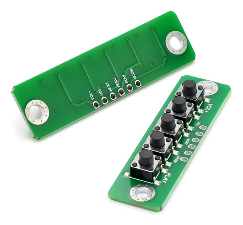 Placa De 5 Botones Independientes Micro Switch