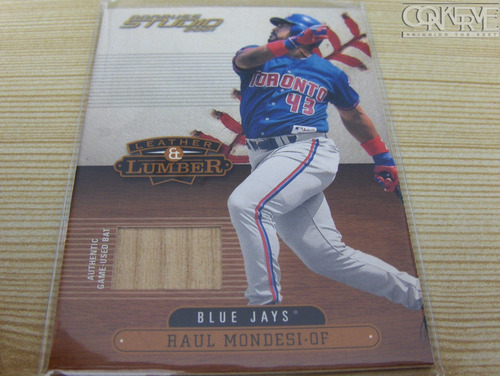 Barajita Raul Mondesi Game Used Bat Donruss Studio 2001#ll24