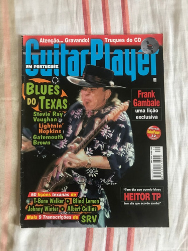 Revista Guitar Player N°24 Steve Ray Vaughan Janeiro 1998