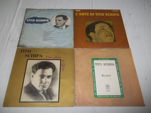 Vinil Lp Tito Schipa 4 Discos