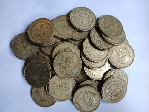 Medio Kilo De Monedas De Bronce De 1000 Pesos Sor Juana