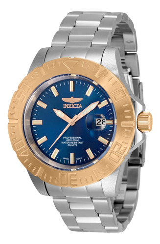 Reloj Invicta Pro Diver 35432 Con Esfera Azul De Cuarzo Para