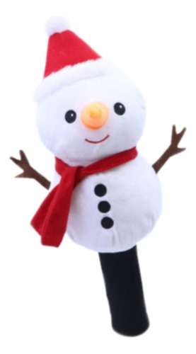 Funda De Madera Para Palos De Golf Con Muñeco De Nieve